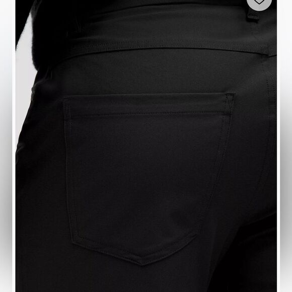 Lululemon ABC Classic-Fit 5 Pocket Pant 32L Utilitech Black Size 36”X32” Nwt - Picture 4 of 9